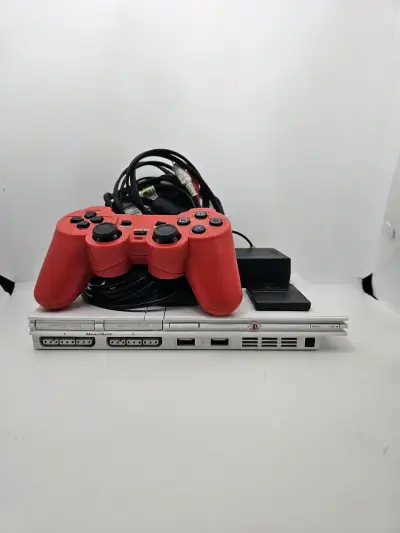 Sony PlayStation 2 Slim blanca - miniatura 1