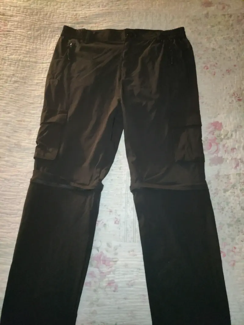 Pantalones desmontables negros Light Road talla L - 2