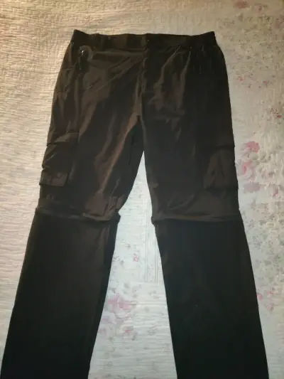 Pantalones desmontables negros Light Road talla L - miniatura 2