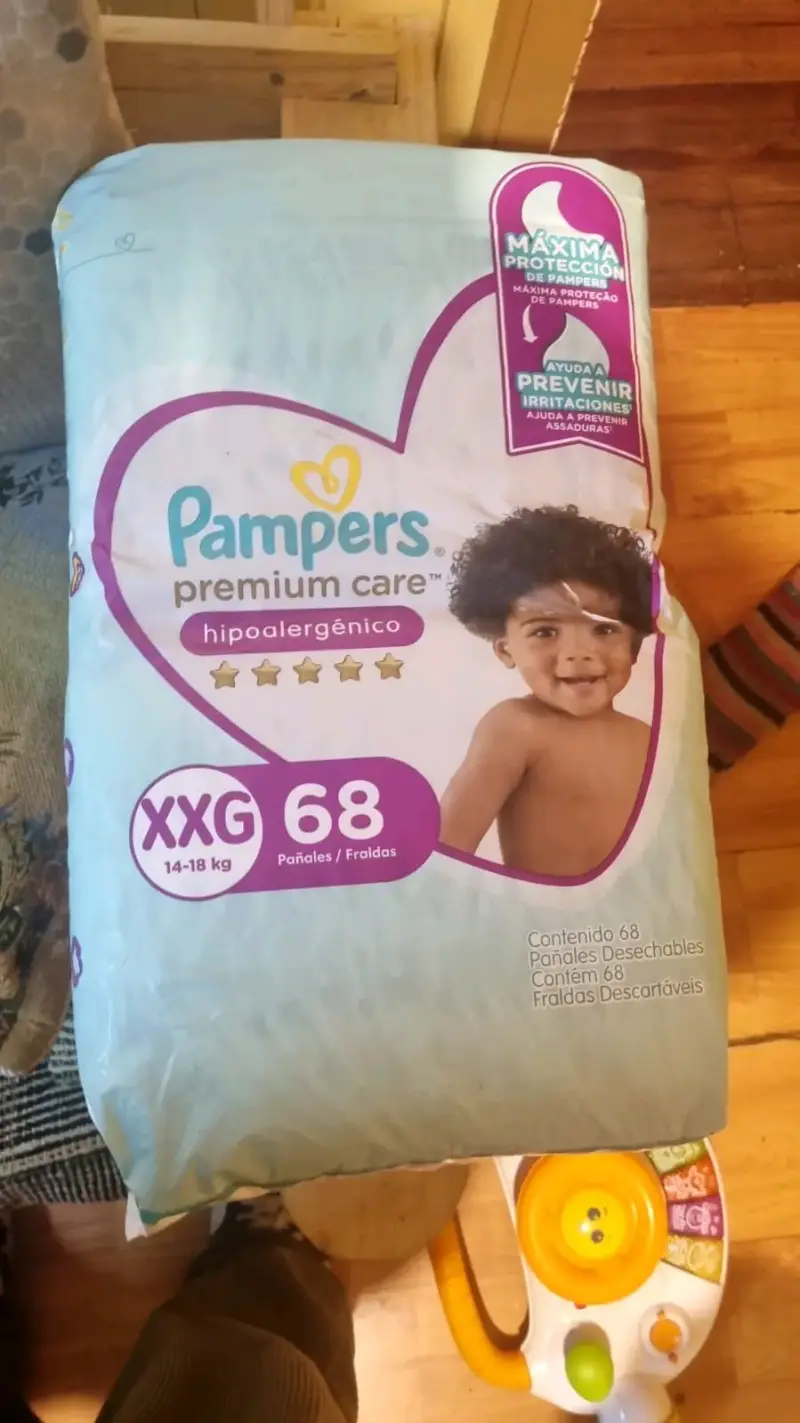 Pañales Pampers Premium Care XXG 68 unidades