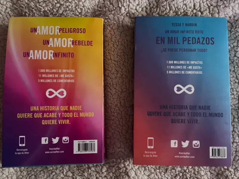 Libros After de Anna Todd - Tomos 1 y 2 - 2
