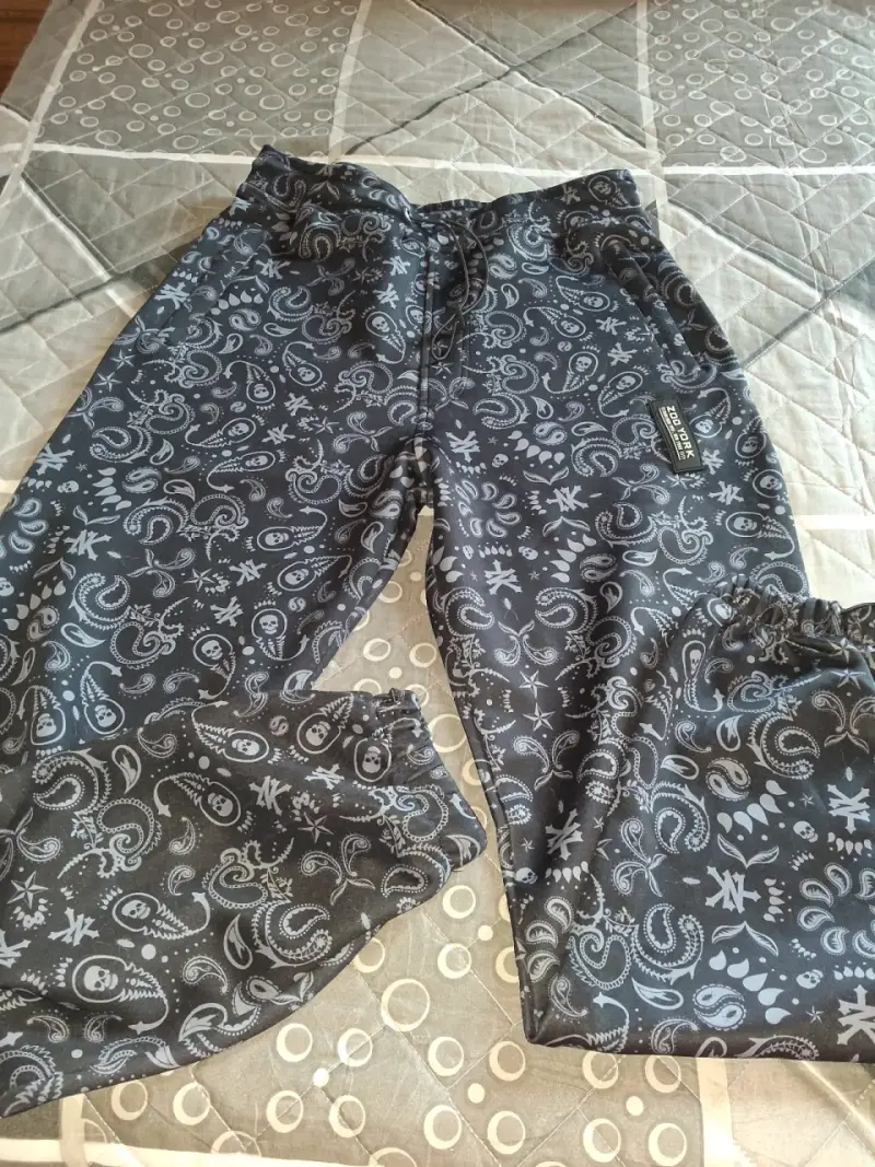 Pantalón estampado negro Zoo York para hombre - 2