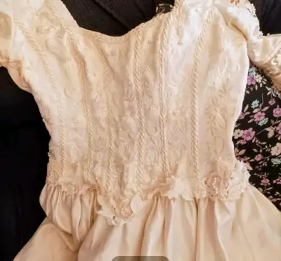 Vestido de Novia Vintage con Encaje Floral - miniatura 5