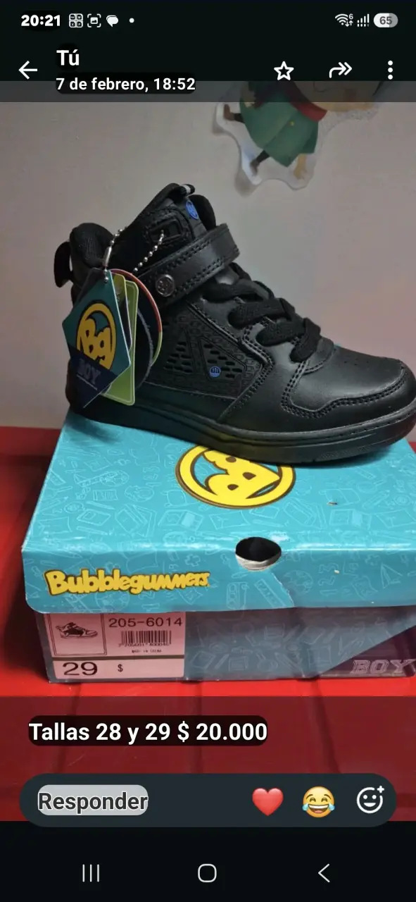 Zapatillas escolares negras Teener talla 30 - 5