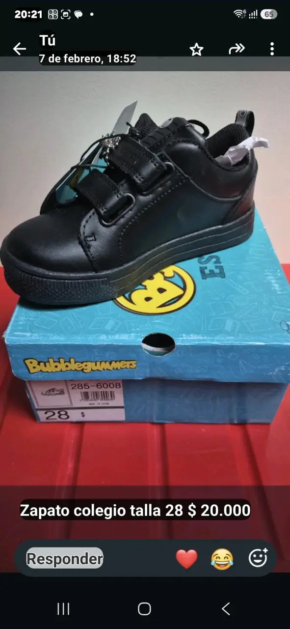 Zapatos escolares negros Bubblegummers - 5