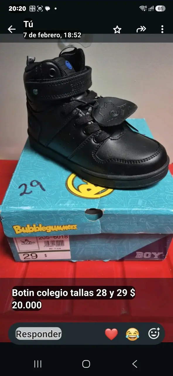 Zapatos escolares negros Bubblegummers - 6