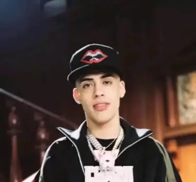 Gorra negra con diseño de labios Chrome Hearts - miniatura 1