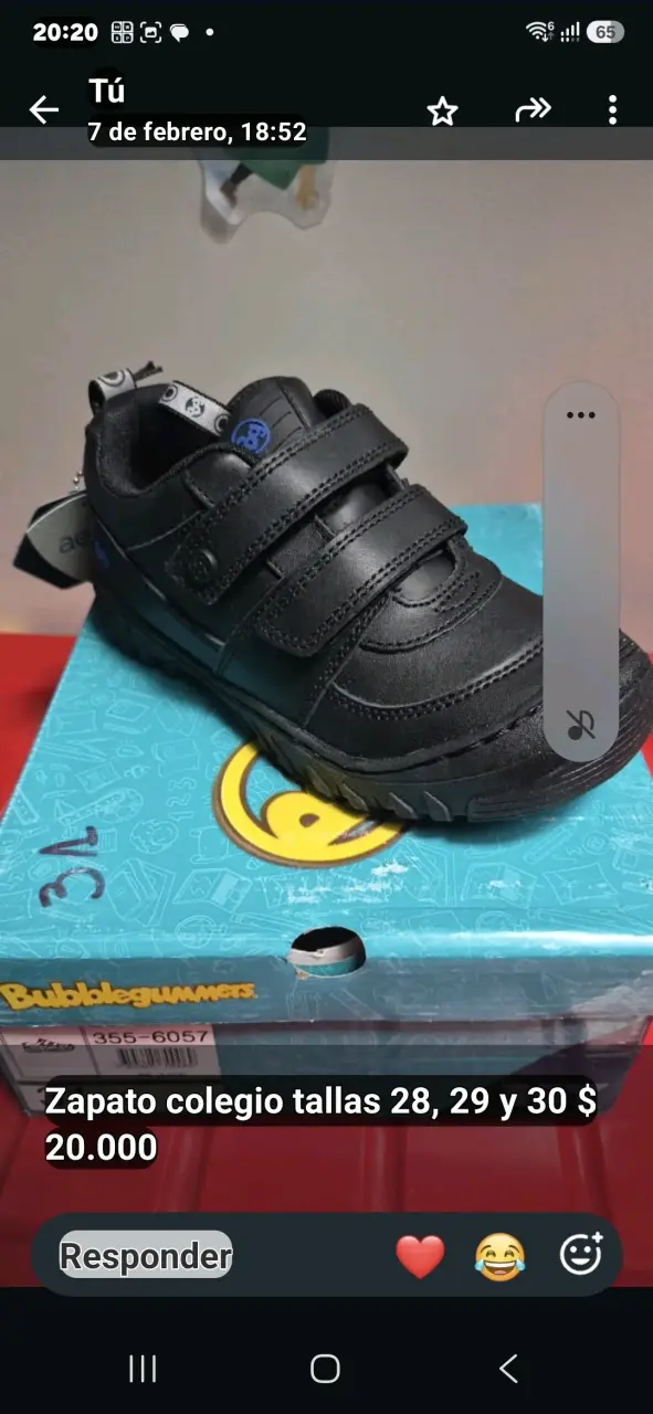 Zapatos escolares Bubblegummers negros nuevos - 1