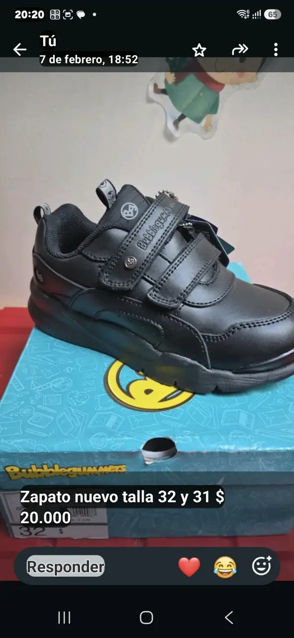 Zapatos escolares Bubblegummers negros nuevos - 2