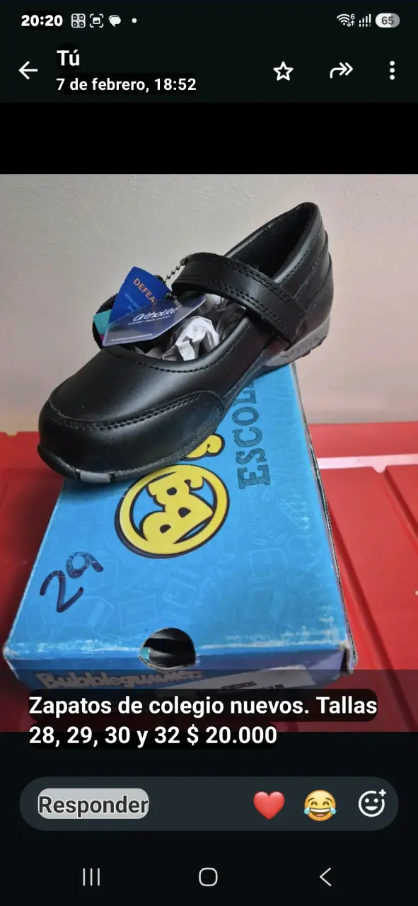 Zapatos escolares Bubblegummers negros nuevos - 4