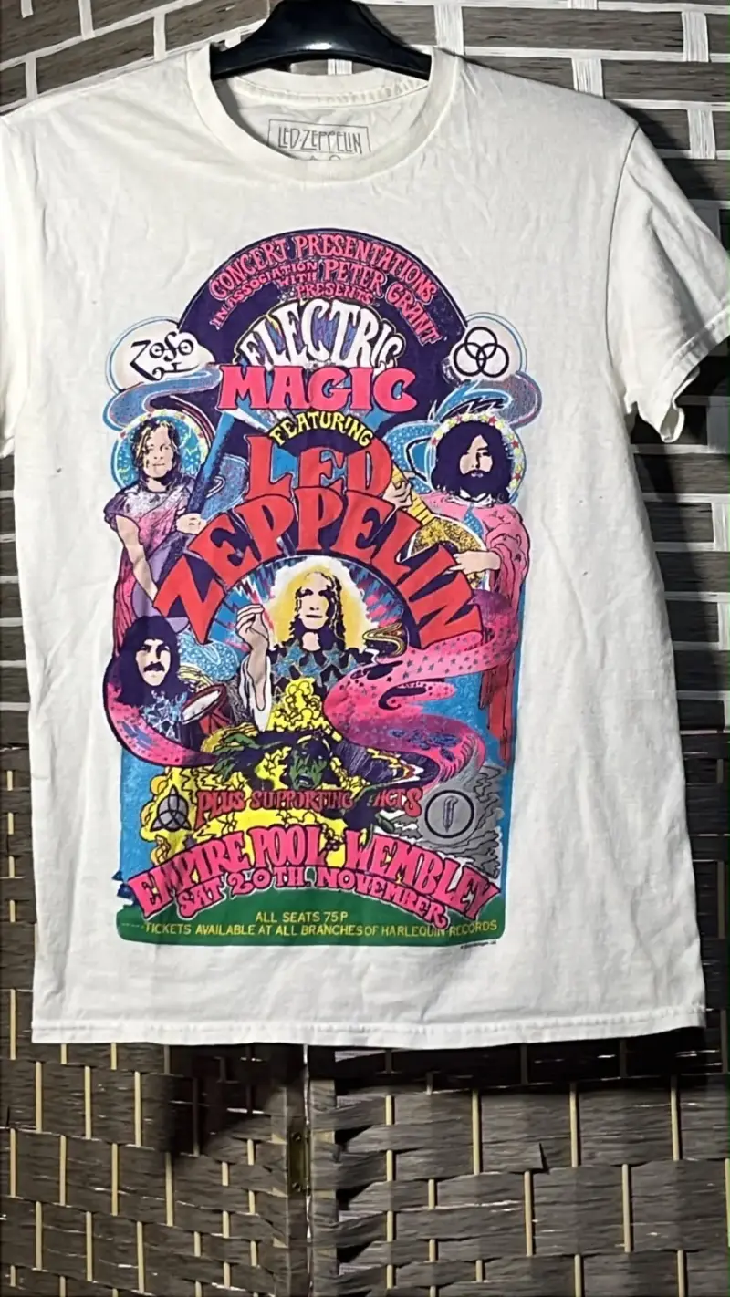 Polera Led Zeppelin Electric Magic vintage