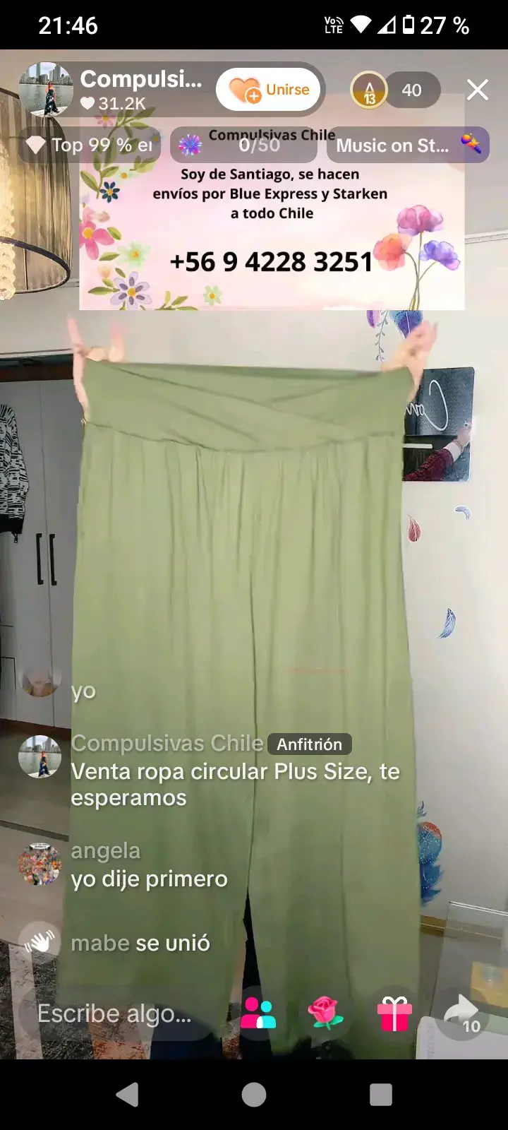 Suéter de rayas multicolor para mujer - 2