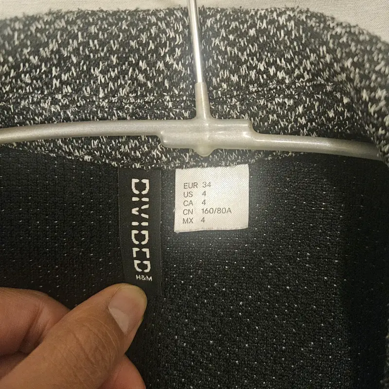 Abrigo largo gris H&M Divided para mujer - 4