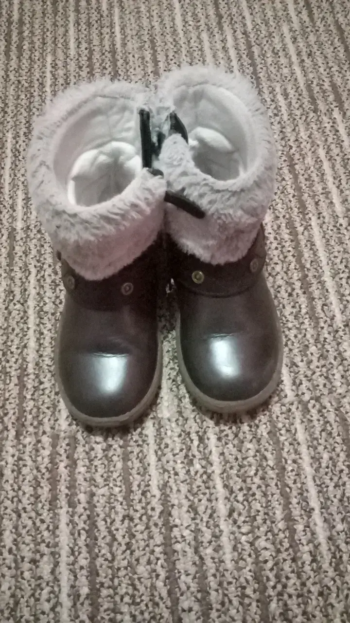 Botines de invierno niñas con forro de felpa - 1