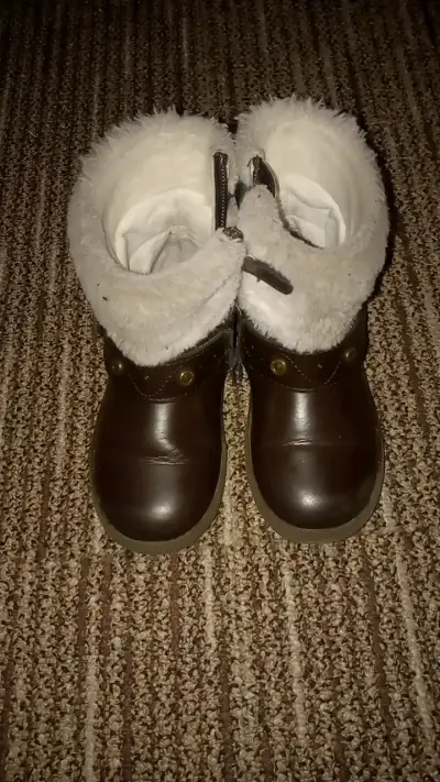 Botines de invierno niñas con forro de felpa - miniatura 2
