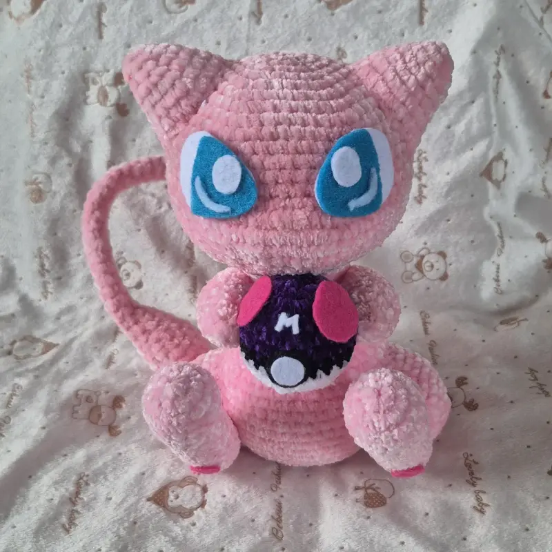 Peluche de mew con pokebola - 2