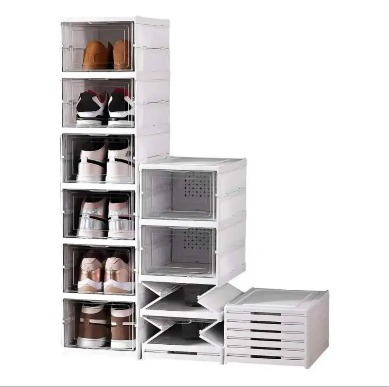 Organizador de Zapatos Apilable Transparente - 1