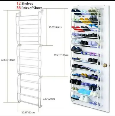 Organizador de Zapatos para Puerta con 12 Estantes - miniatura 2