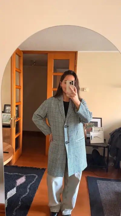 Abrigo de cuadros Bimba y Lola para mujer - miniatura 3