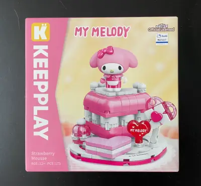 Set de lego KEEPPLEY  My Melody Strawberry Mousse - miniatura 1