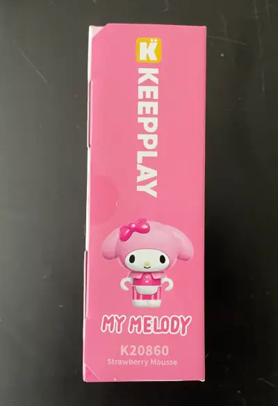 Set de lego KEEPPLEY  My Melody Strawberry Mousse - miniatura 2