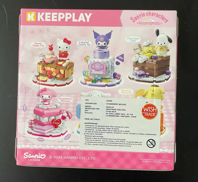 Set de lego KEEPPLEY My Melody Strawberry Mousse - 3