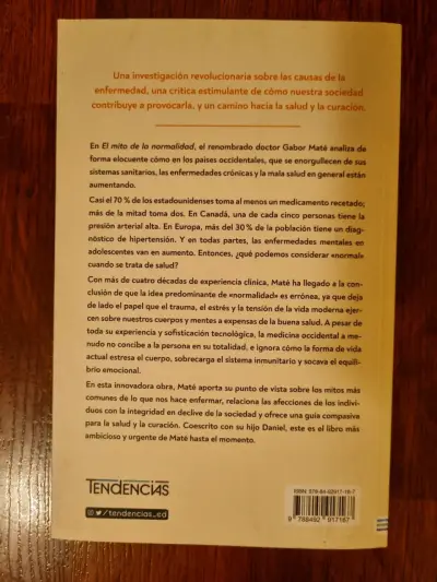 Libro El Mito de la Normalidad de Gabor Maté - miniatura 2