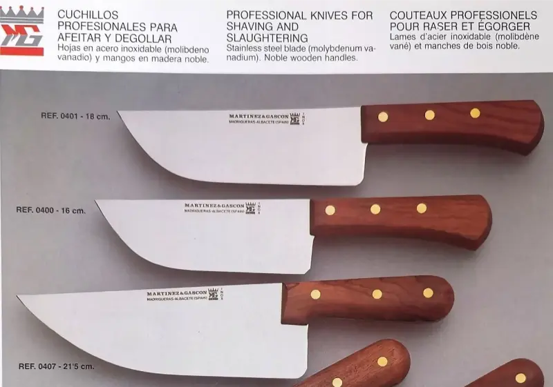 Cuchillo profesional de acero inoxidable 18 cm