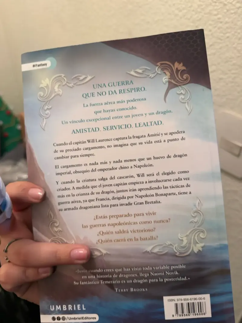 Libro 'El Dragón de Su Majestad' de Naomi Novik - 2