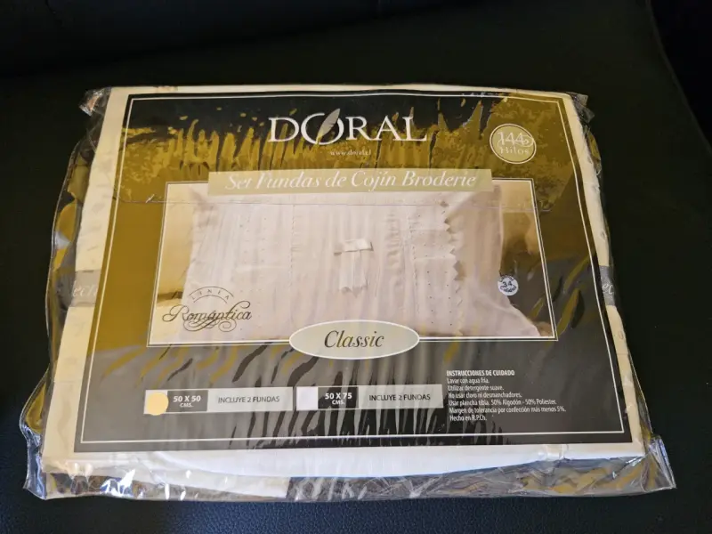 Set de fundas de cojín Doral Classic 144 hilos - 3