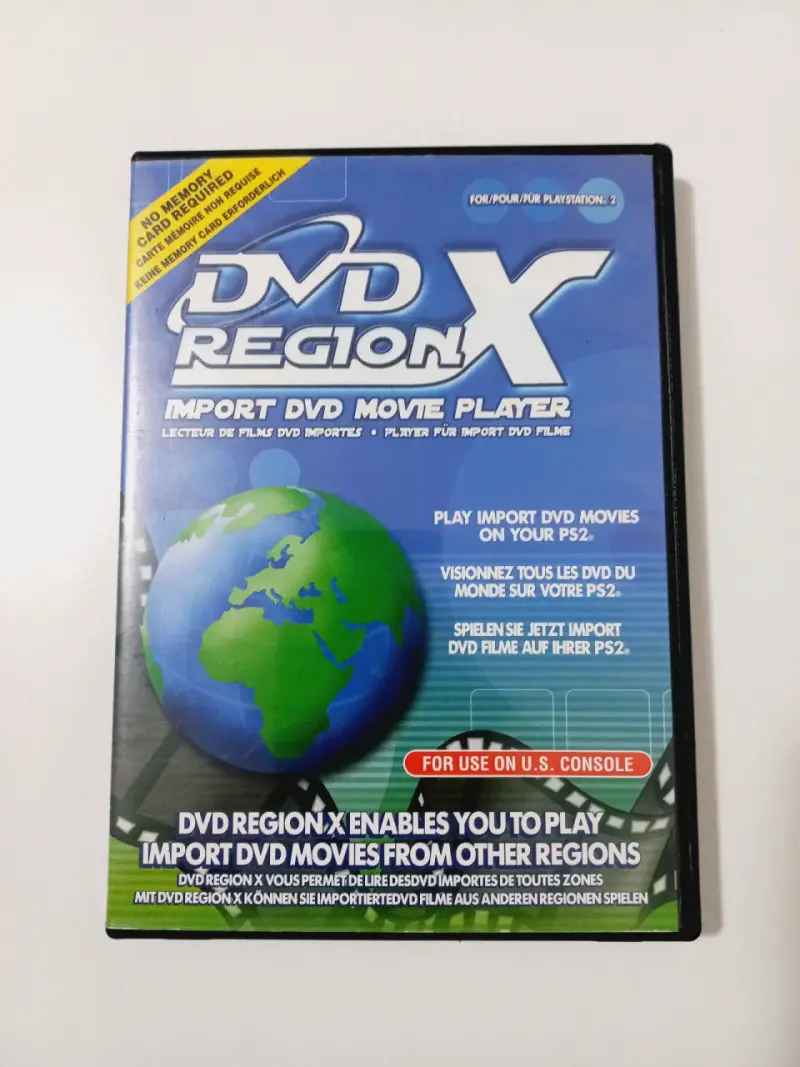 DVD Region X para PS2 - Reproductor de Películas Importadas - 1