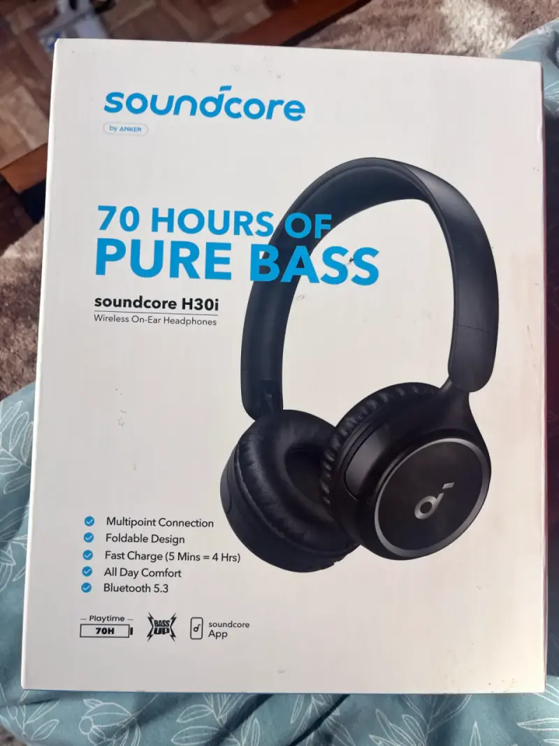 Audífonos Inalámbricos Soundcore H30i con Batería de 70 Horas - 1