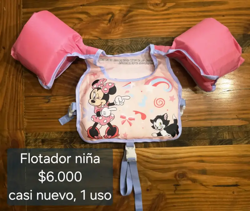 Flotador para niña con diseño de Minnie