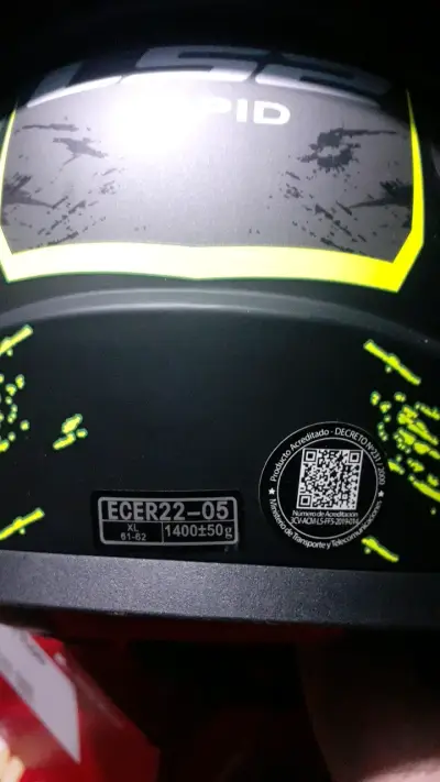 Casco de moto LS2 Rapid negro y verde - miniatura 2