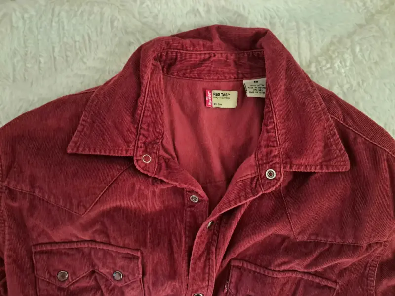 Camisa roja mujer Levis - 2