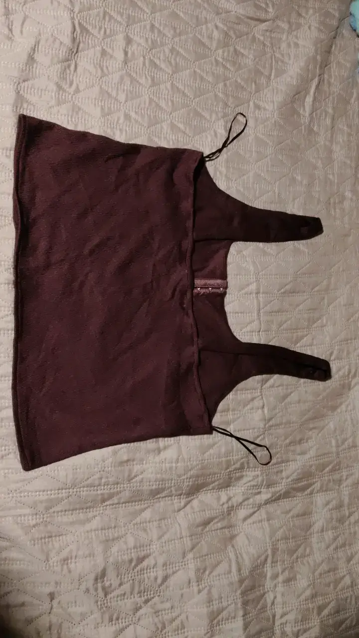 Top de tirantes color burdeos - 2