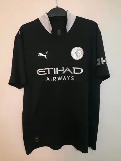 Camiseta Puma Manchester City Negra - miniatura 1