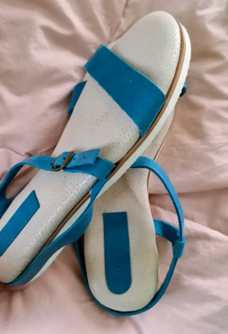 Sandalias planas azules (Griegas) - 1