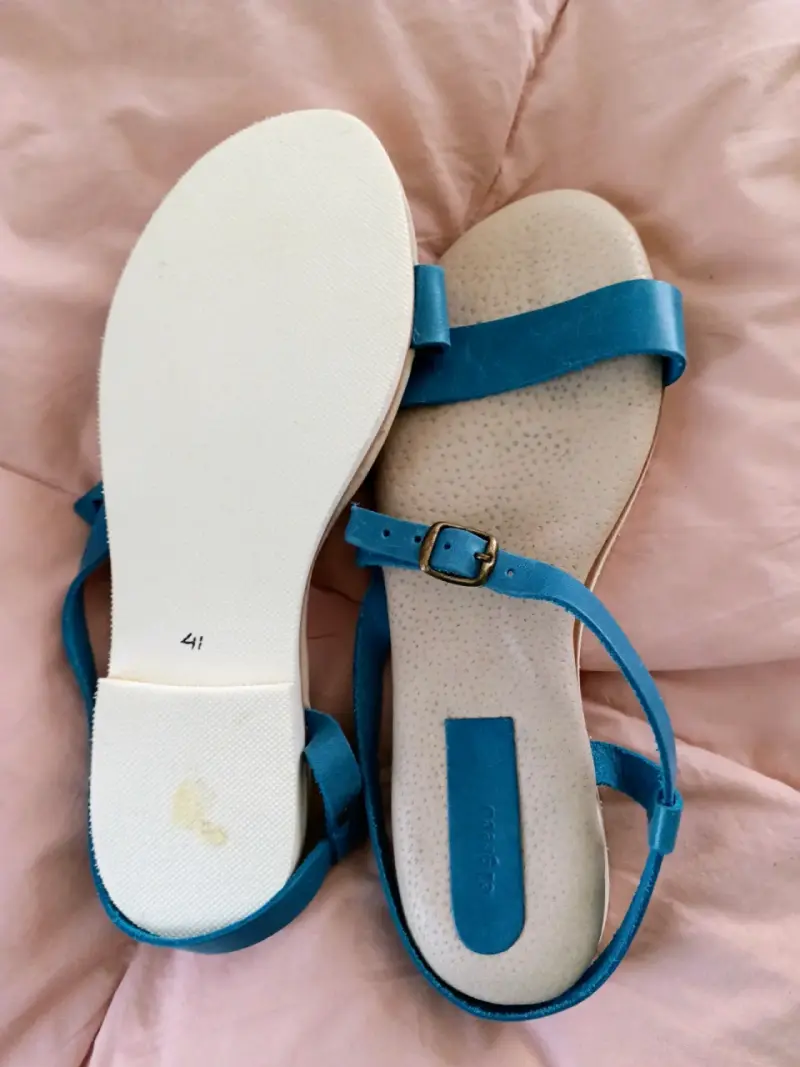 Sandalias planas azules (Griegas) - 2