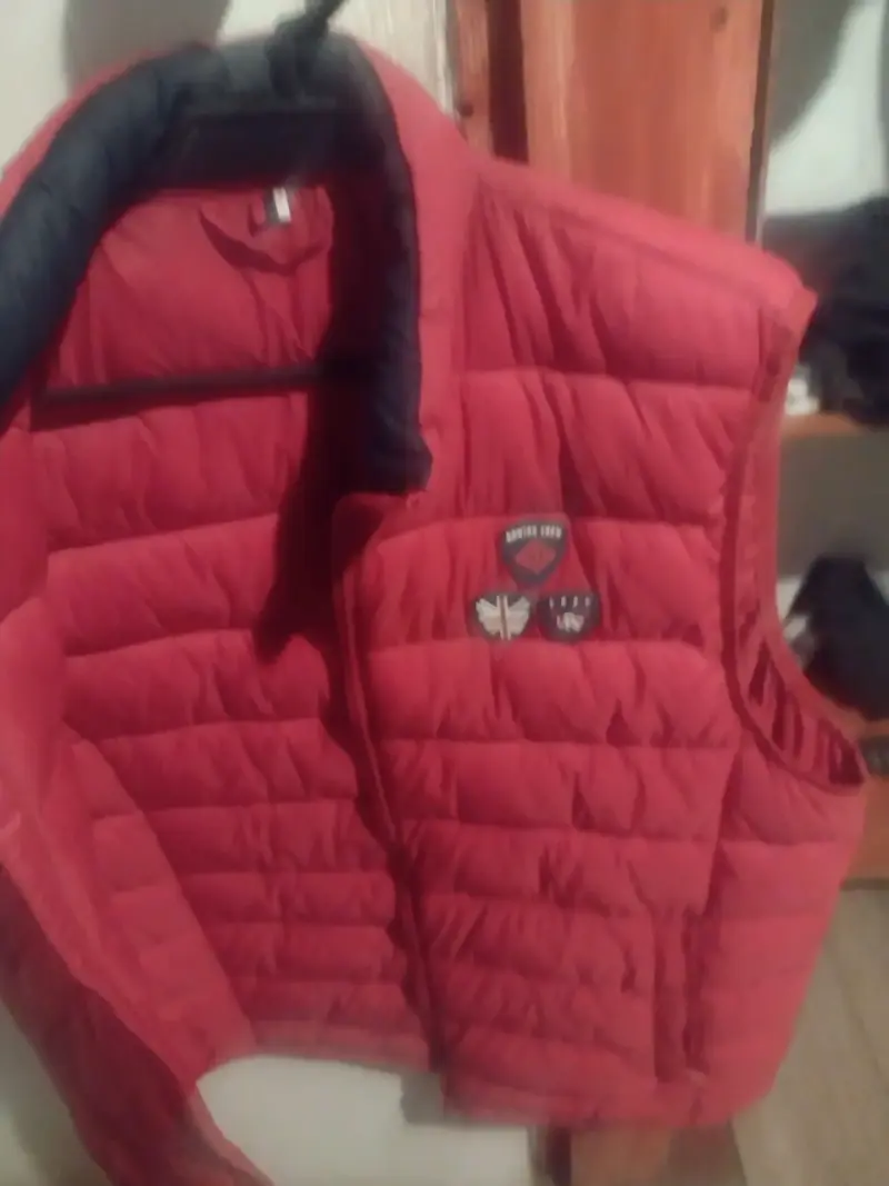 Chaleco acolchado rojo para hombre - 4