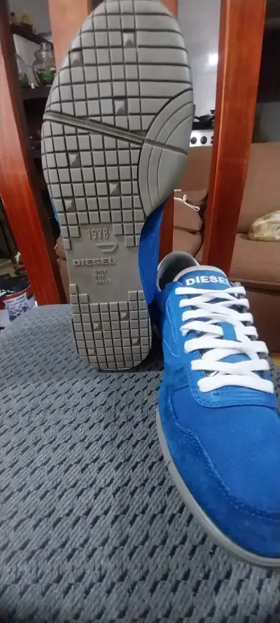 Zapatillas deportivas Diesel azules para hombre - miniatura 2