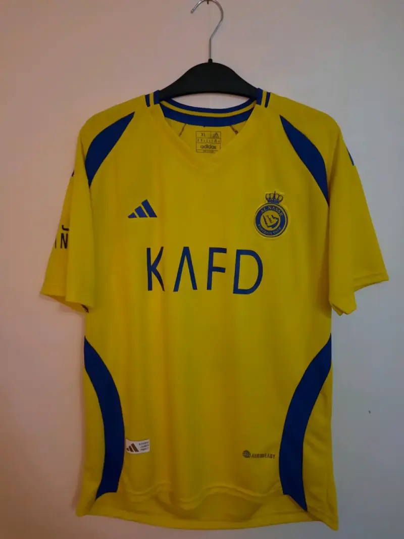 Camiseta Adidas Al Nassr Ronaldo Amarilla Talla XL - 1