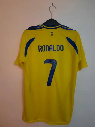 Camiseta Adidas Al Nassr Ronaldo Amarilla Talla XL - miniatura 2