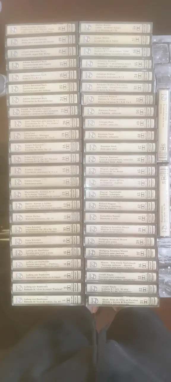 Colección de Cassettes de Música Clásica Philips - 5