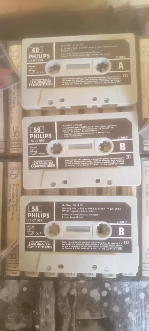 Colección de Cassettes de Música Clásica Philips - 6