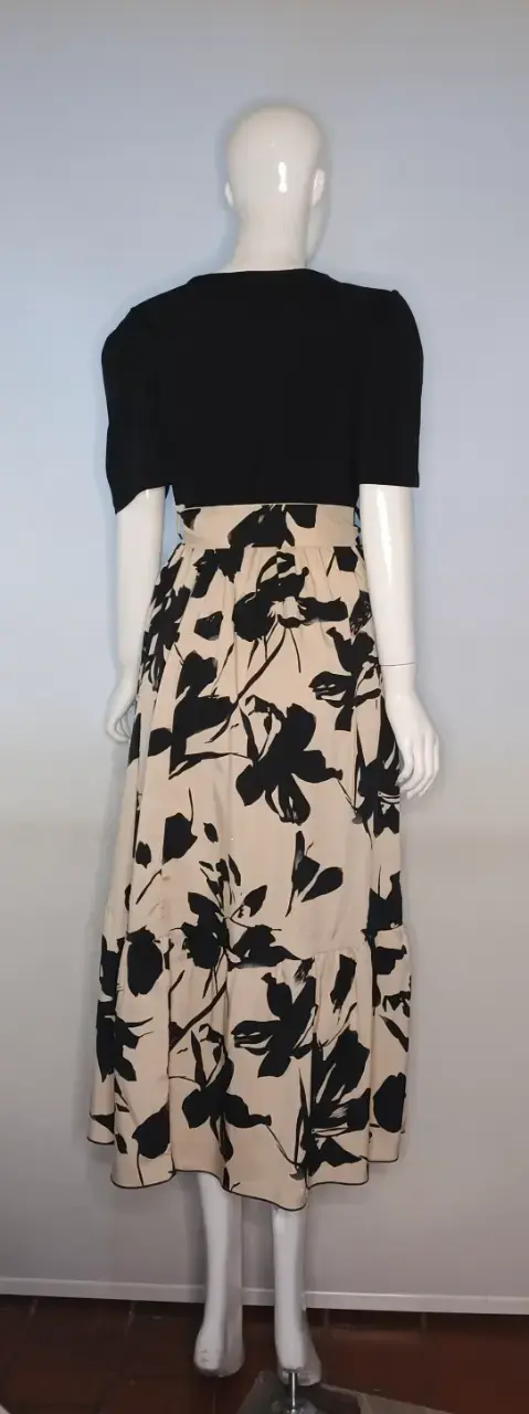Línea Style - Vestido Floreado Celeste Shein XL - 2