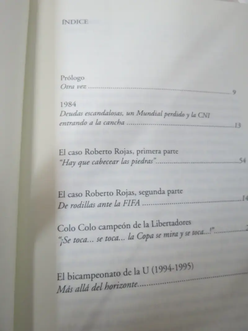 Libro: Historias Secretas Del Futbol Chileno 2 - 3