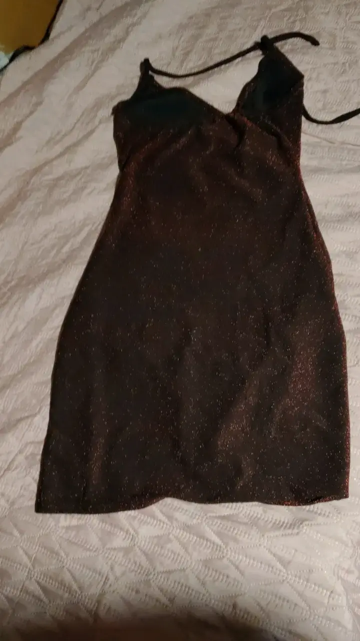 Vestido corto brillante para fiesta - 2