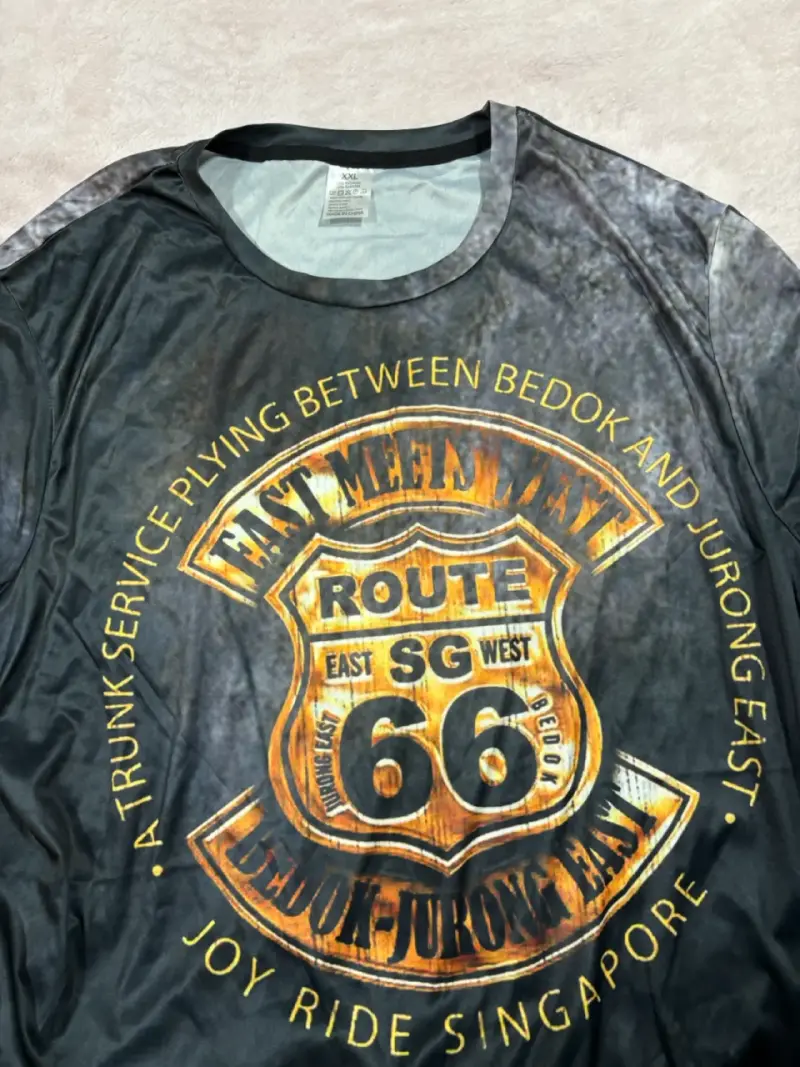 Polera Route 66 estampada talla XXL - 4