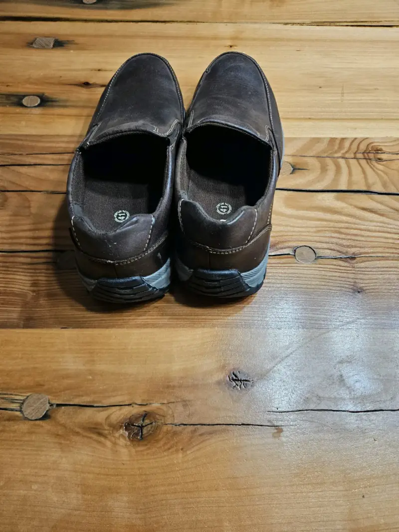 Zapatos de cuero marrón para hombre - 2